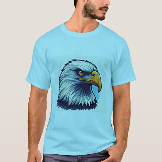 Majestic Eagle: Power und Grace in Design" T-Shirt (Vorderseite)