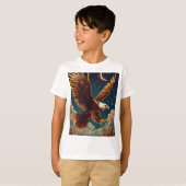 Majestic Eagle Print T - Shirt (Vorne ganz)