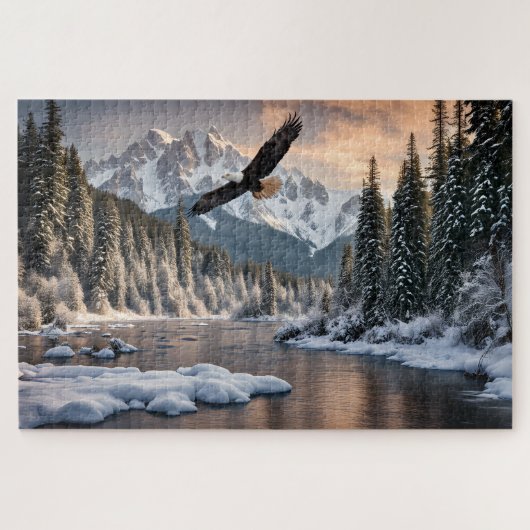 Majestic Eagle Puzzle (Horizontal)