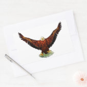 Majestic Eagle Rectangle Shaped Stickers (Umschlag)
