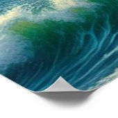 Majestic Eagle schlängelt sich 20x16 hinunter zum Poster (Ecke)