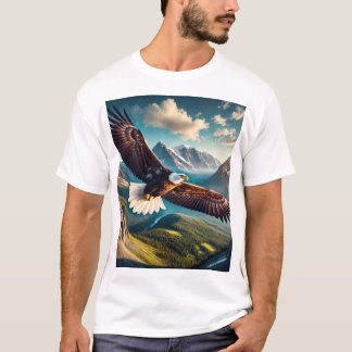 Majestic Eagle Soar T - Shirt Design