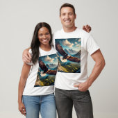 Majestic Eagle Soar T - Shirt Design (Unisex)