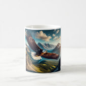 Majestic Eagle Soar T - Shirt Design Kaffeetasse (Mittel)