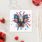 Majestic Eagle Stars and Strips Napkins Serviette (Beispiel)