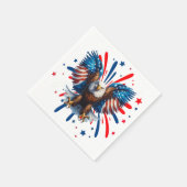Majestic Eagle Stars and Strips Napkins Serviette (Ecke)