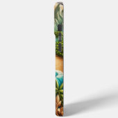 Majestic Eagle steil above Beach Case-Mate iPhone Hülle (Rückseite / Links)