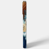 Majestic Eagle steil über Kristallwasser Case-Mate iPhone Hülle (Rückseite / Links)