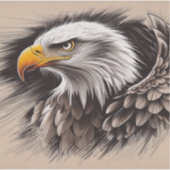 Majestic Eagle Sticker (Vorderseite)