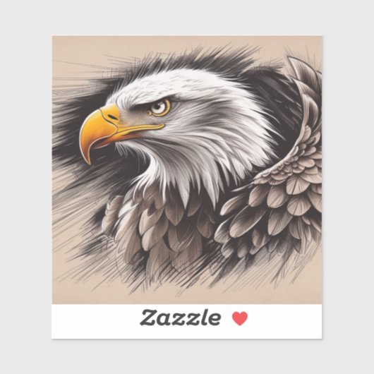 Majestic Eagle Sticker (Blatt)