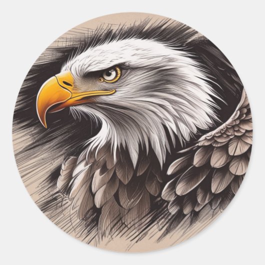 Majestic Eagle Sticker (Vorderseite)