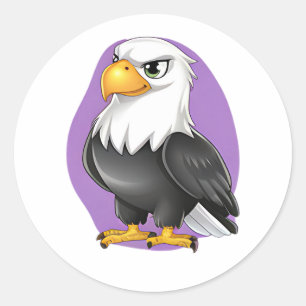 Majestic Eagle Sticker - feiner Cartoon für Kinder