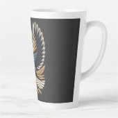 Majestic Eagle Stickerei Design | kühne Patriotik Milchtasse (Rechts)
