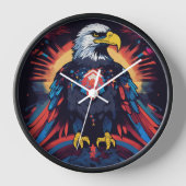 Majestic Eagle Wall Clock Uhr (Vorderseite)