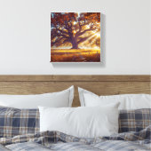 Majestic Eak auf der Wiese Leinwanddruck (Insitu (Schlafzimmer))