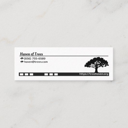 Majestic Eak: Ein Testament für Zeit und Natur Telefonnummerkarte (Vorderseite)