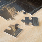 Majestic Egret Stehend in einem sonnigen Sumpf Puzzle (Seite)