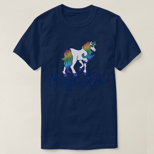 Majestic Einicorn Art T-Shirt (Design vorne)