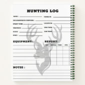 Majestic Elch ist stolz inmitten einer lebendigen Notizblock (Rückseite)