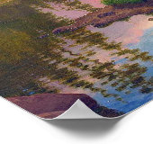 Majestic Elche in einer schwedischen Herbstlandsch Poster (Ecke)