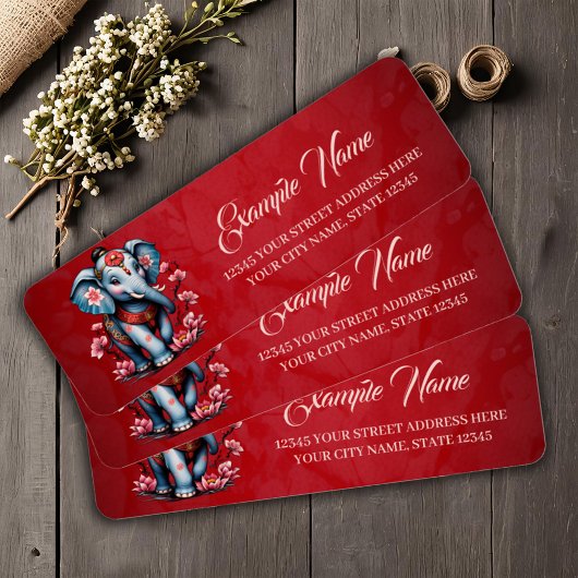 Majestic Elefant im traditionellen japanischen Sti