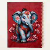 Majestic Elefant im traditionellen japanischen Sti Planer (Rückseite)