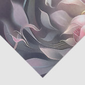 Majestic Elegant  Floral Lion Head Decoupage  Seidenpapier (Ausschnitt)