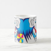 Majestic Elephant: Ein Symbol von Stärke und Grazi Kaffeetasse (Mittel)