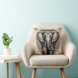 Majestic Elephant Mandala Kissen