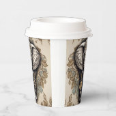 Majestic Elephant Mandala Pappbecher (Rechts)