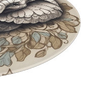 Majestic Elephant Mandala Schneidebrett (Ecke)