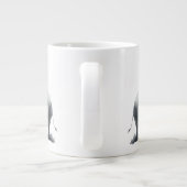 Majestic Elephant mit Raised Trunk Jumbo-Tasse (Rückseite)