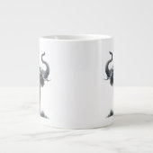 Majestic Elephant mit Raised Trunk Jumbo-Tasse (Vorderseite)