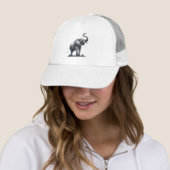 Majestic Elephant mit Raised Trunk Truckerkappe (Beispiel)