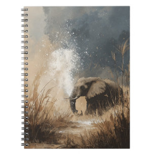 Majestic Elephant Notebook Notizblock