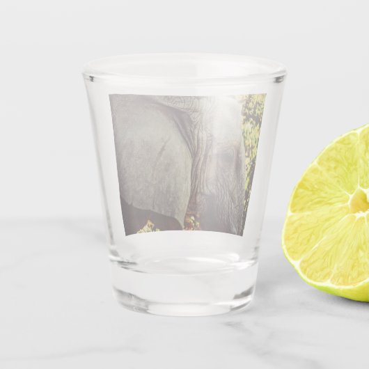 Majestic Elephant Schnapsglas (Rückseite)