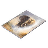 Majestic Elephant Splash-Notebook Notizblock (Linke Seite)