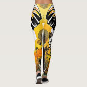 Majestic Elephant Sunset Leggings (Rückseite)
