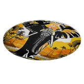 Majestic Elephant Sunset Schneidebrett (Ecke)