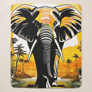 Majestic Elephant Sunset Sherpadecke