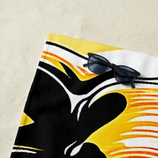 Majestic Elephant Sunset Strandtuch (Beispiel)