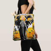 Majestic Elephant Sunset Tasche (Von Nahem)