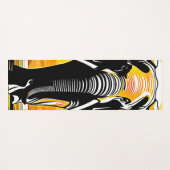 Majestic Elephant Sunset Yogamatte (Rückseite (Horizontal))