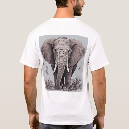 Majestic Elephant T-Shirt (Rückseite)