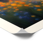 Majestic Elk in Rocky Mountains Natur Szene Poster (Ecke)