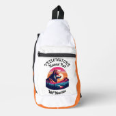 Majestic Emblem des Yellowstone Nationalparks Crossbody Bag (Vorderseite)