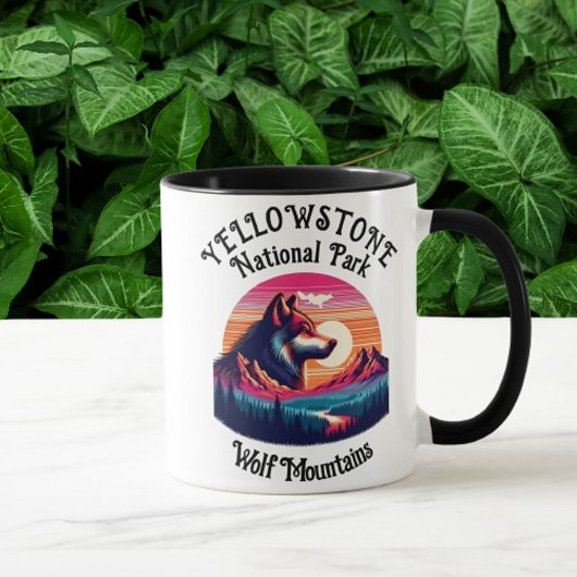 Majestic Emblem des Yellowstone Nationalparks Tasse