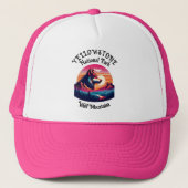 Majestic Emblem des Yellowstone Nationalparks Truckerkappe (Vorderseite)