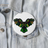Majestic Emerald Owl Button (Beispiel)