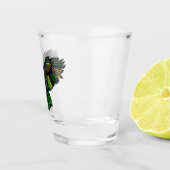 Majestic Emerald Owl Glass Schnapsglas (Rechts)